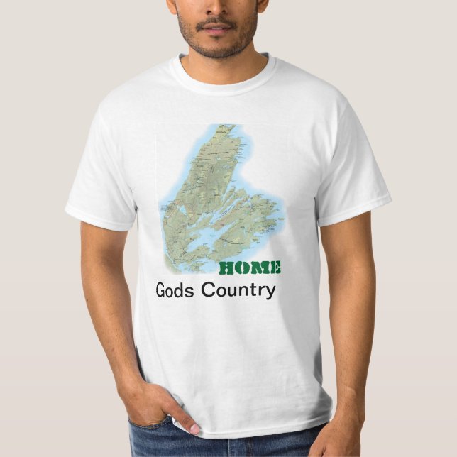 Cape Breton Island Home T Shirt (Framsida)