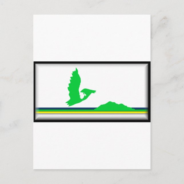 Cape Breton Island (Kanada Nova Scotia) Flagga Vykort (Framsida)