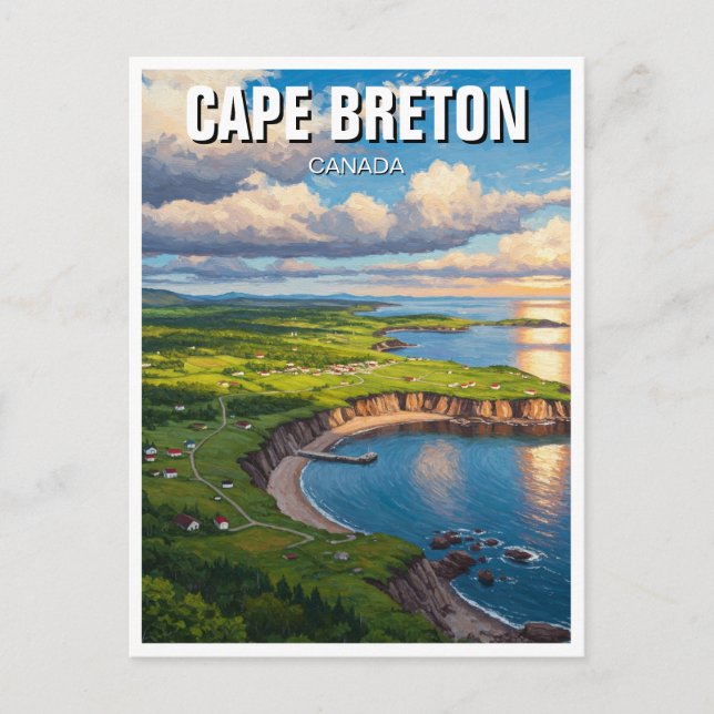 Cape Breton Island Kanada Vykort (Framsida)