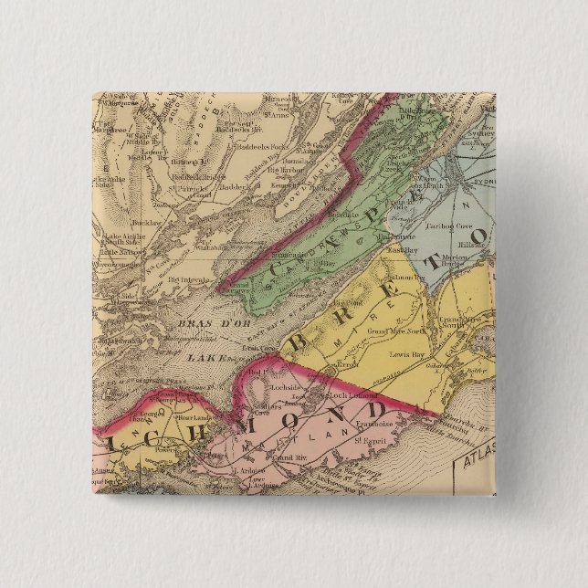 Cape Breton, Richmond County, NS Knapp (Framsida)