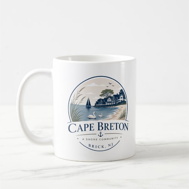 Cape Breton Svan & Strand Mugg (Vänster)