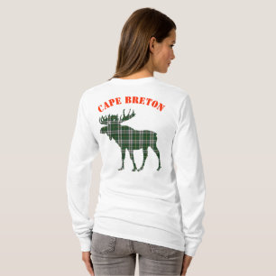 Cape Breton sweater Tartan moose anpassade T Shirt
