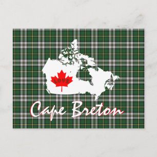 Cape Breton tartan Customize Canada-vykort Vykort