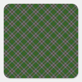 Cape Breton Tartan Designad Print (Kanada) Fyrkantigt Klistermärke