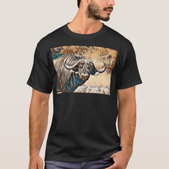 Cape Buffalo T Shirt (Framsida)