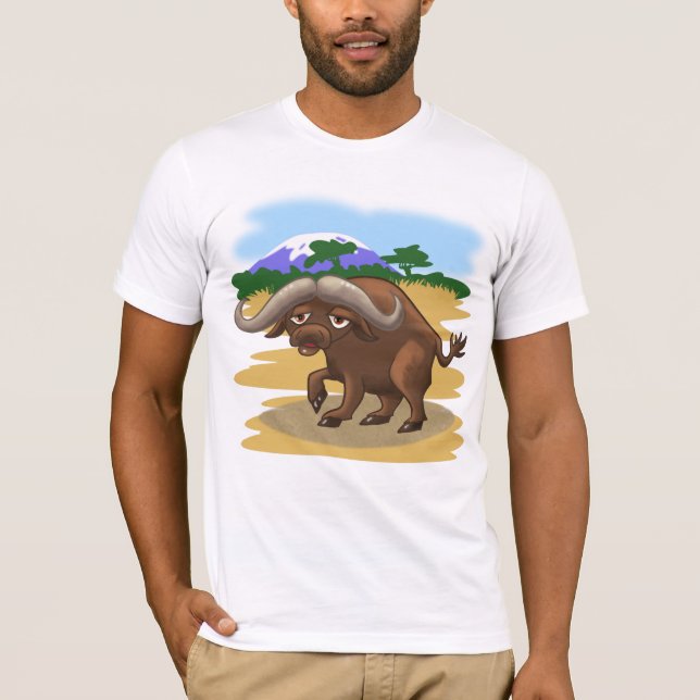 Cape Buffalo T Shirt (Framsida)