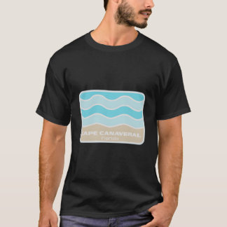 Cape Canaveral Florida Fl Vågor Strand T Shirt