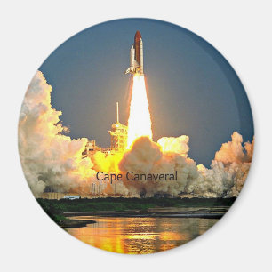 Cape Canaveral Florida Launch Pad Magnet