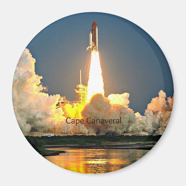Cape Canaveral Florida Launch Pad Magnet (Framsidan)