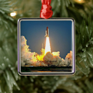 Cape Canaveral Florida uppskjutningsramp Julgransprydnad Metall