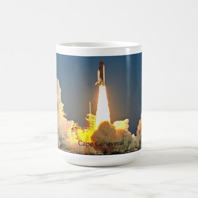 Cape Canaveral Florida uppskjutningsramp Kaffemugg (Center)