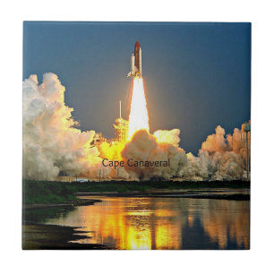 Cape Canaveral Florida uppskjutningsramp Kakelplatta