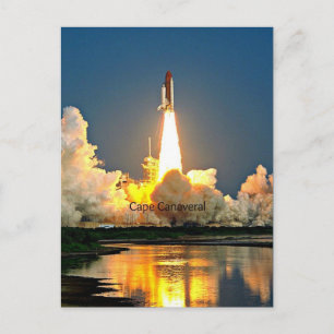 Cape Canaveral Florida uppskjutningsramp Vykort