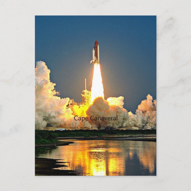 Cape Canaveral Florida uppskjutningsramp Vykort (Framsida)