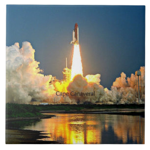 Cape Canaveral uppskjutningsramp  Kakelplatta