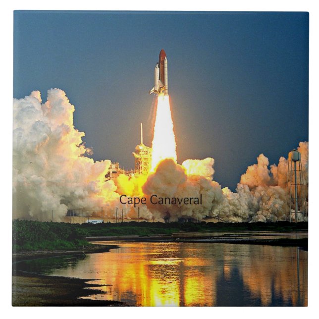 Cape Canaveral uppskjutningsramp  Kakelplatta (Framsidan)