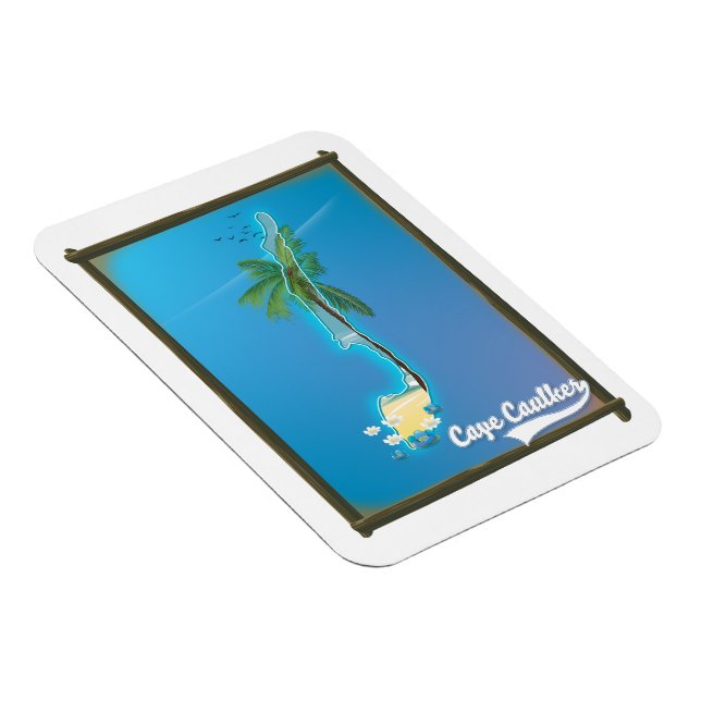 Cape Caulker reskarta Magnet (Högersidan)