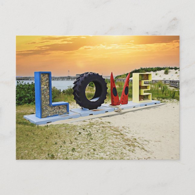 Cape Charles - Eastern Shore -- Virginia Vykort (Framsida)