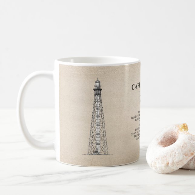 Cape Charles Lighthouse - Virginia - SBD Kaffemugg (Med munk)