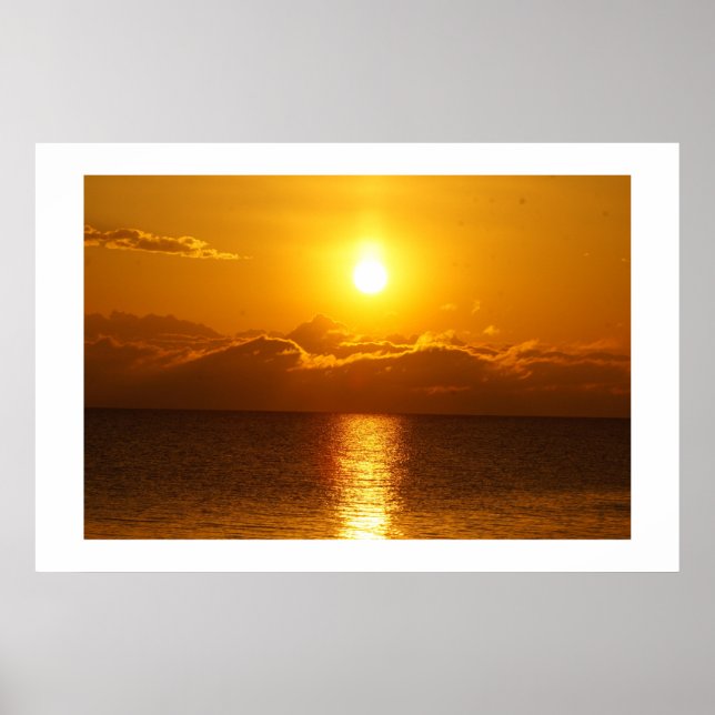 Cape Charles Sunset Poster (Framsidan)