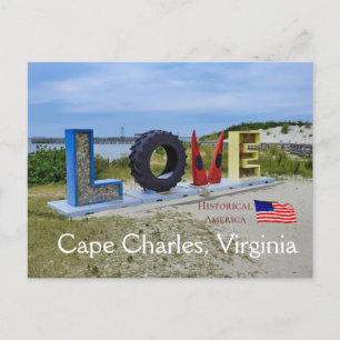 Cape Charles Virginia - Historisk Amerika Vykort
