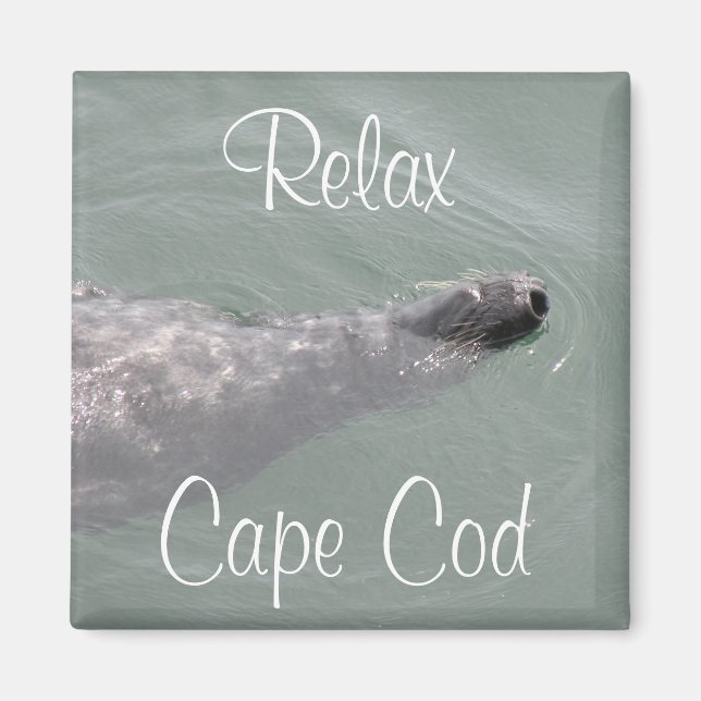 Cape Cod, Avslappnad Säl Flytande Magnet (Framsidan)