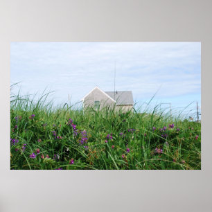 Cape Cod Beach House Poster