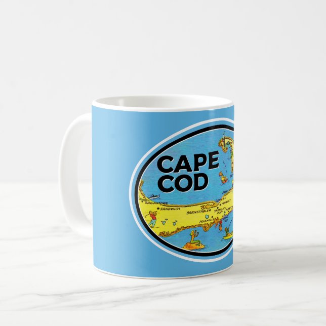 Cape Cod Blå Mugg (Framsida vänster)