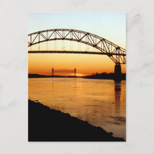 Cape Cod Bourne Bridge Vykort