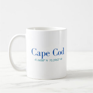 Cape Cod Classic Mugg med GPS-koordinater