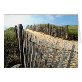 Cape Cod Dune Fening Hälsningskort