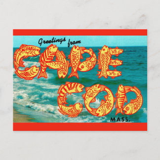 Cape Cod Fisk vykort