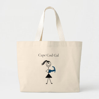 Cape Cod Gal Tote Bag Jumbo Tygkasse