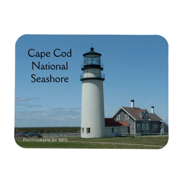 Cape Cod, Highland Lighthouse Magnet (Horisontell)
