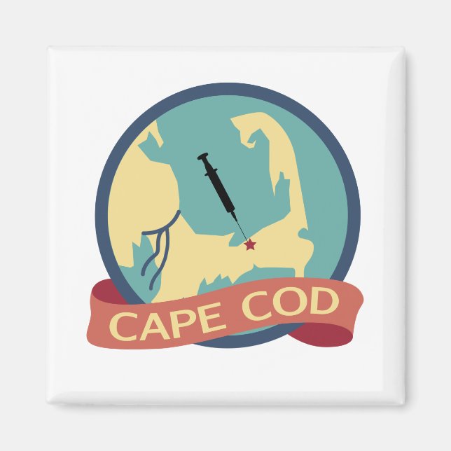 Cape Cod Icon Magnet (Framsidan)