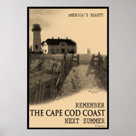 Cape Cod Kusten Poster