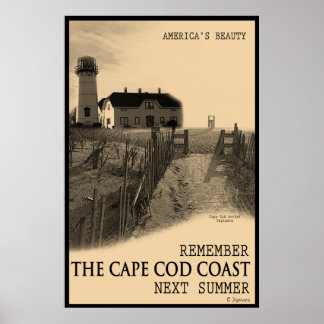 Cape Cod Kusten Poster