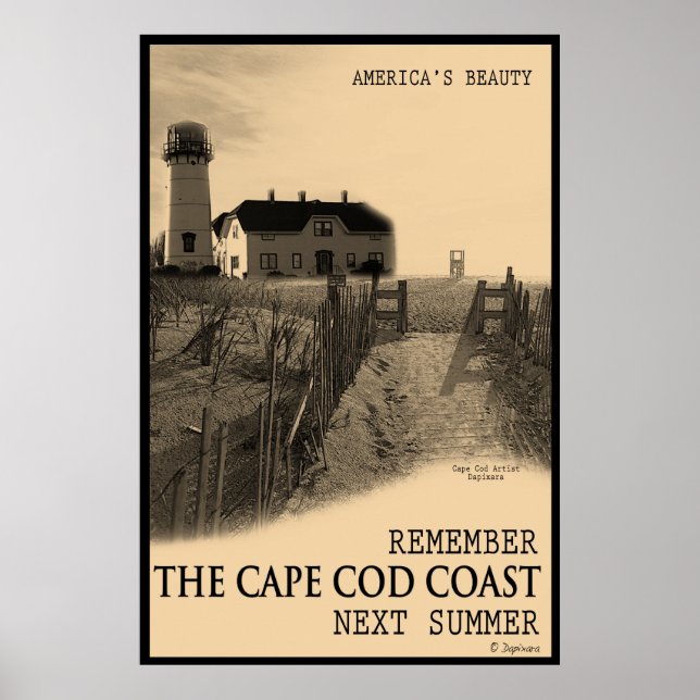 Cape Cod Kusten Poster (Framsidan)
