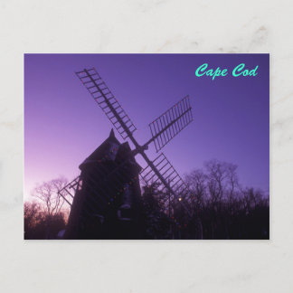 Cape Cod Kvarn vid Twilight Vykort