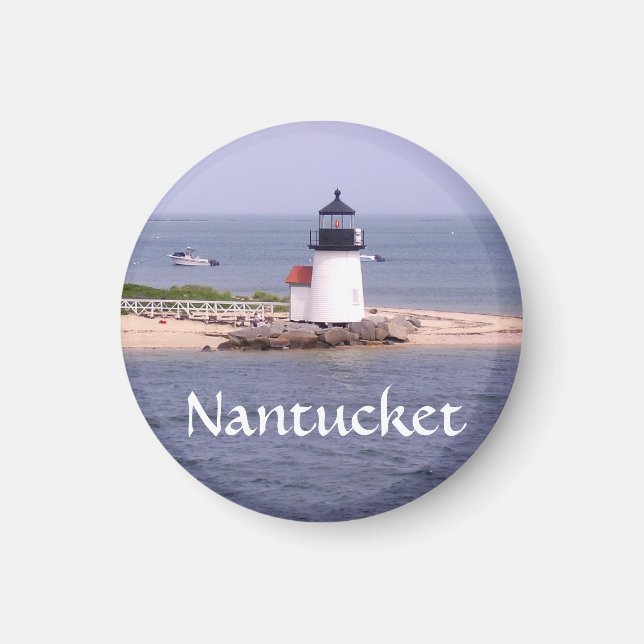 Cape Cod Lighthouse, Nantucket MORSA Magnet (Framsidan)