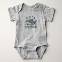 Cape Cod Lil' Sharky Baby-bodysuit