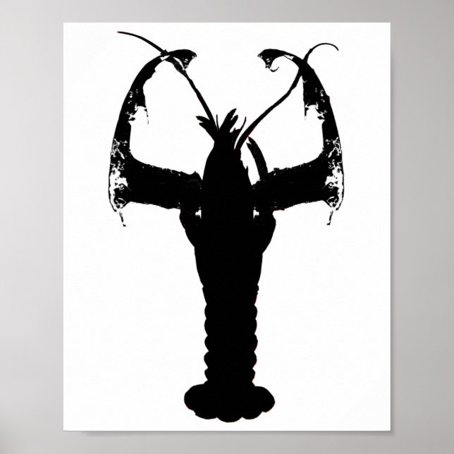 Cape Cod Lobster Klo T Shirt Poster (Framsidan)