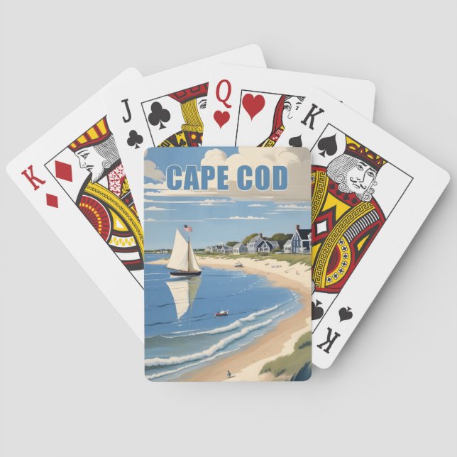 Cape Cod Massachusetts Casinokort (Baksidan)