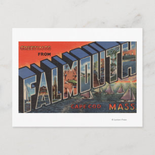 Cape Cod, Massachusetts (Falmouth) Vykort