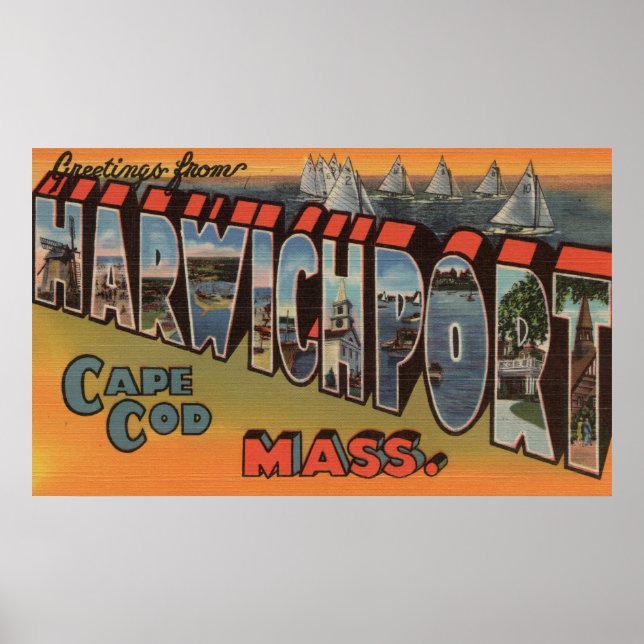 Cape Cod, Massachusetts (Harwichport) Poster (Framsidan)