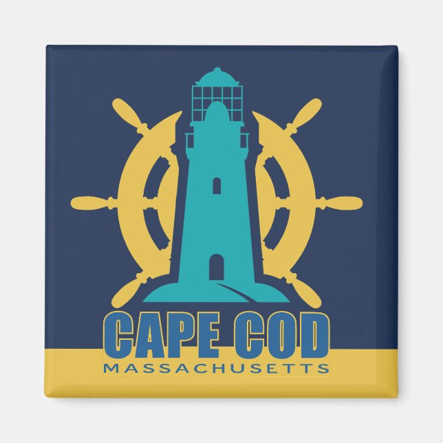 Cape Cod Massachusetts Magnet (Framsidan)