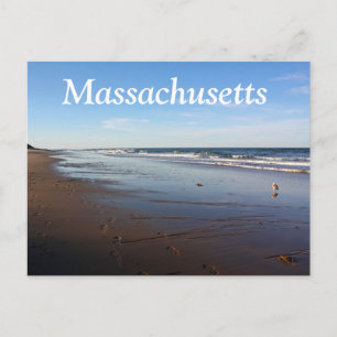 Cape Cod, Massachusetts Nauset Beach Postcard Vykort
