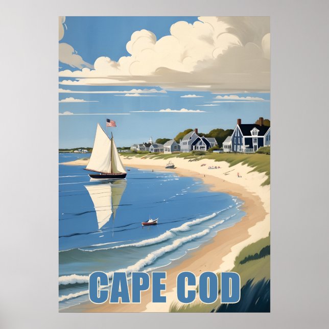 Cape Cod Massachusetts Poster (Framsidan)