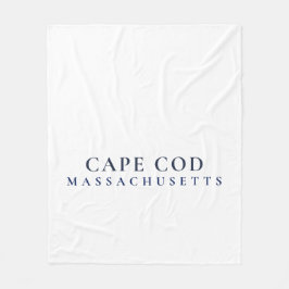 Cape Cod Massachusetts Preppy Kusthusstil  Fleecefilt