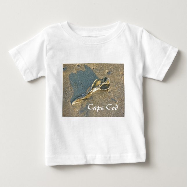 Cape Cod Massachusetts - Snäcka och Surfa T-shirt (Framsida)